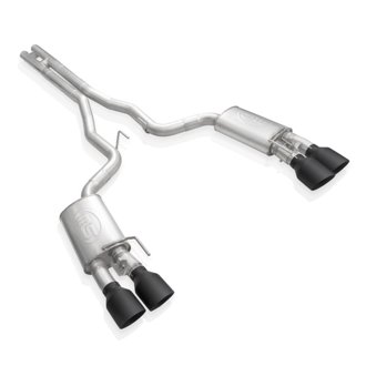 2020 Ford GT500 Redline Catback H-Pipe Exhaust Factory Connect - Black Tips