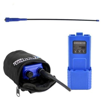V3 / RH5R Long Range Upgrade Kit - XL Lithium Battery Go Further Antenna & Radio Bag