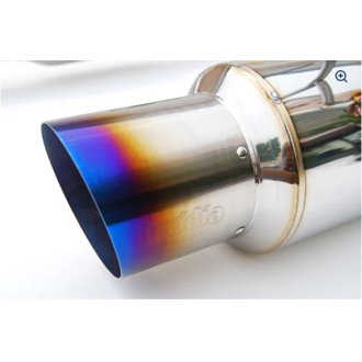 15-18 Ford Focus RS N1 w/Valve Single Wall Titanium Tip Cat-Back Exhaust