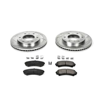 Z23 Daily Driver Carbon-Fiber Ceramic Brake Pad and Drilled & Slotted Rotor Kit