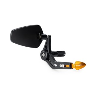 Brake Lever Protector With Rearview Mirror Pro Gold
