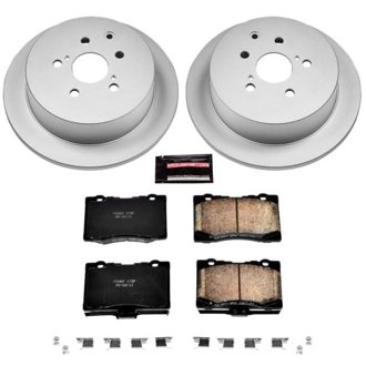 Evolution Coated Rotor And Low-Dust Ceramic Brake Pad Kit