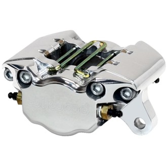 Wilwood Caliper-Polished Dynapro Single 3.75in Mount 1.75in Pistons .19in Disc Long Piston