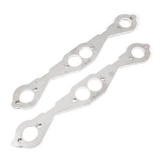 Small Block Chevy Round Port Header 304SS Exhaust Flanges 1-5/8in Primaries