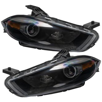 Oracle 13-16 Dodge Dart SMD HL - Black - Halogen - ColorSHIFT w/ BC1 Controller