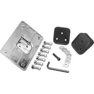Universal Laydown License Holder Chrome