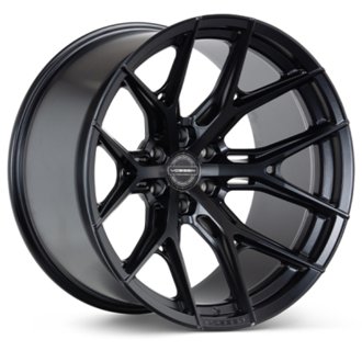 HF6-4 22x10 - 8x165.1 - ET-18 - Super Deep Face - 125.1 - Satin Black Wheel