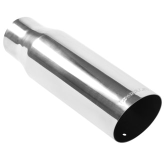 Single Exhaust Tip - 2.5in. Inlet/3.5in. Outlet
