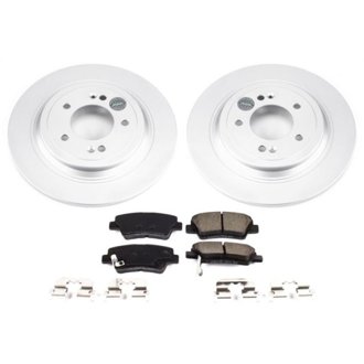 Evolution Coated Rotor And Low-Dust Ceramic Brake Pad Kit