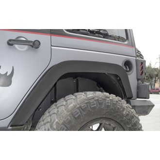 Inner Fender Liners For Wheel Wells, Rear Pair For Jeep Wrangler Jk
