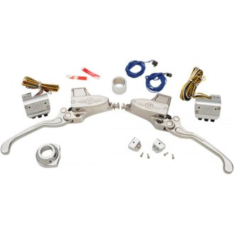 9/16in Hand Control Set Hyd - Chrome