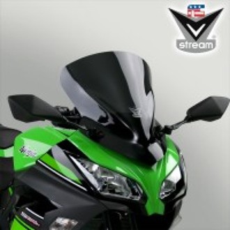 13-17 Kawasaki EX300 Ninja 300/250 V Stream/ Wave Low Windshield-Clear Dark-Tint