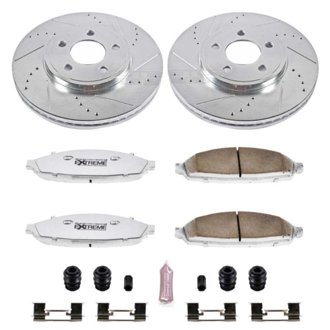 Z26 Street Performance Ceramic Brake Pad and Drilled & Slotted Rotor Kit
