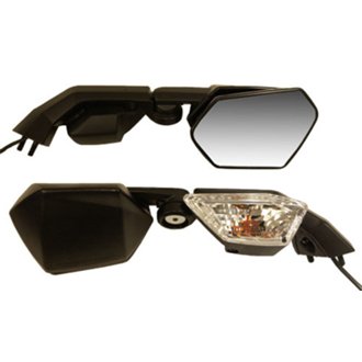 MIRROR RIGHT BLACK KAWASAKI 56001-0103