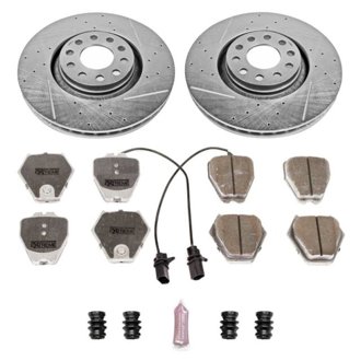 Z26 Street Performance Ceramic Brake Pad and Drilled & Slotted Rotor Kit