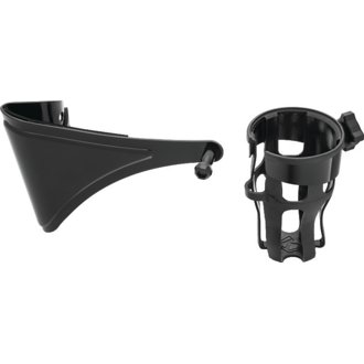 Reflex Drink Holder Right Side HD Touring Passenger Mount 14 and Up Gloss Black
