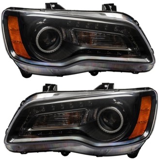 Oracle 11-14 Chrysler 300C SMD HL - Black - NON HID - DRL - w/ BC1 Controller