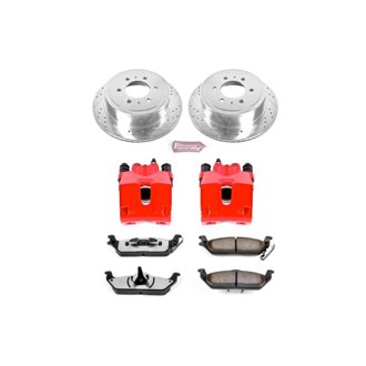 Z36 Truck and SUV Ceramic Brake Pad, Drilled & Slotted Rotor, and Caliper Kit