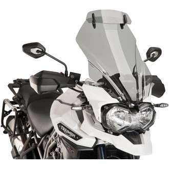 Touring Windshield With Visor Smoke