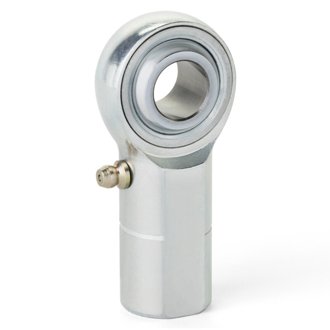 H Series 3-Pc Rod End - Female/Right Hand - 16mm Bore x M16x1.5 w/Zerk - Alloy Steel