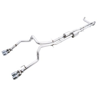 AWE 0FG Catback for Silverado ZR2/Sierra AT4X - Quad Chrome Tips