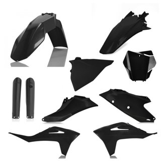 21-23 GasGas MC125/250F/450F/ EX300/250F/350F/450F Full Plastic Kit - Black