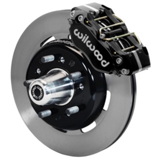 Wilwood 55-57 Chevy Bel Air w/ Wilwood Tri-Five Spindle Dynapro 4 Kit, 5x4.50in/4.75in Hub