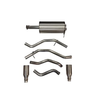 Corsa 19-24 Ram 1500 5.7L Crew Cab w/ 57in or 76in Bed Cat-Back Dual Rr Exit 5in Satin Polished Tips
