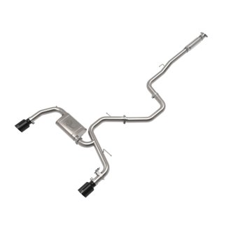 Takeda 3 IN 304 Stainless Steel Cat-Back Exhaust w/ Black Tips