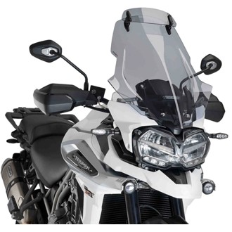 Touring Windshield With Visor Smoke