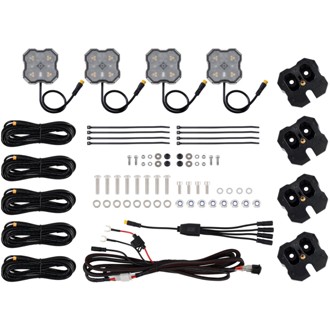 Allows You To Mount Four Led Rock Lights As Scene Lights.