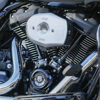 17-23 M8 Touring/18-23 BT Stealth Air Cleaner Kit w/ Chrome Tribute Cover