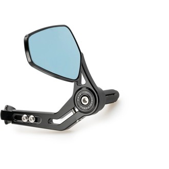 Clutch Lever Protector With Rearview Mirror Pro Black