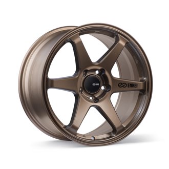 T6R 18x9.5 38mm Offset 5x114.3 Bolt Pattern 72.6 Bore Copper Wheel