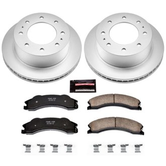 Evolution Coated Rotor And Low-Dust Ceramic Brake Pad Kit