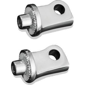 Splined Peg Adapter Chrome