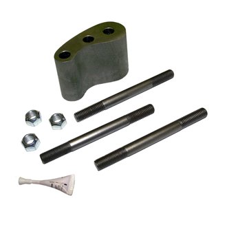 3" Raised 3 Bolt Steering Block - 73-87 GM 1/2 & 3/4 Ton & 73-91 Blzr/Jmy/Sub
