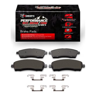 Performance Off-Road/Tow Brake Pads And Hardware Kit