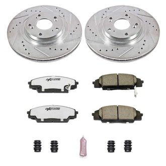 Z26 Street Performance Ceramic Brake Pad and Drilled & Slotted Rotor Kit