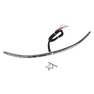 Letric Lighting Windshield Turn Signal Trim Strip Chrome/Amber