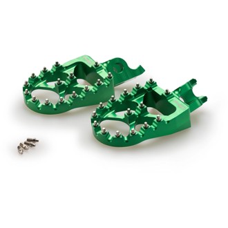 Footpegs Off-Road Green