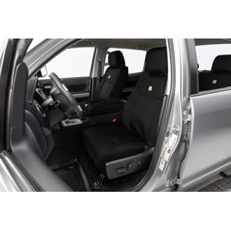 14-18 Chevrolet Silverado Carhartt PrecisionFit Custom Front Row Seat Covers - Blk