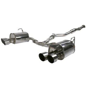 2022+ Subaru WRX Q300 Single Layer Stainless Steel Quad Tip Cat-Back Exhaust