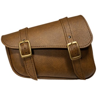 HD Sportsters,Honda Rebel,Custom Hard Tails Brass Monkey Swingarm Bag 4.0 - Warm Brown