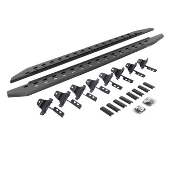 RB20 Slim Line Running Boards with Mounting Bracket Kit