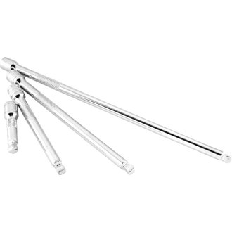 4-pc 1/4in Wobble Extension Bar Set