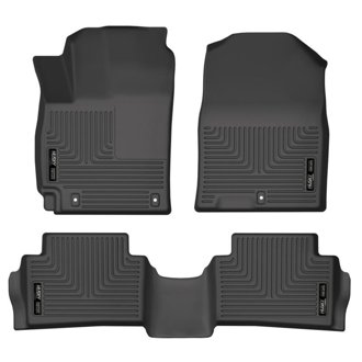 18-22 Hyundai Kona WeatherBeater Front & 2nd Seat Floor Liners - Black
