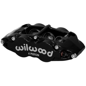 Wilwood Caliper-Forged Narrow Superlite 6R-R/H 1.75/1.25in/1.25in Pistons 1.25in Rotor - Black