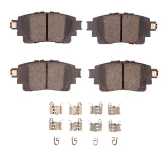 R1 2019-2022 Toyota Corolla (Mexico) Rear R1 Ceramic Pads & Hardware Kit