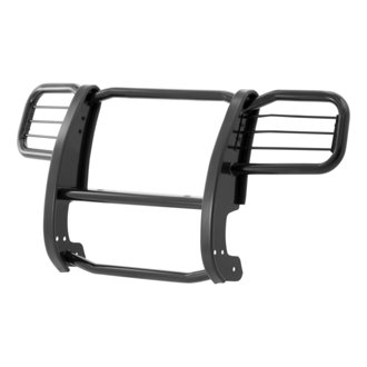 Black Steel Grille Guard; Select Jeep Liberty